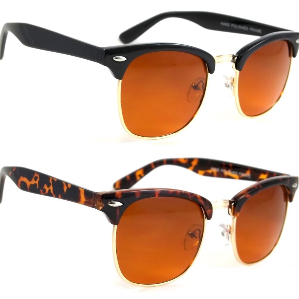 Retro Blue Blocker Sunglasses Banks Clubmaster